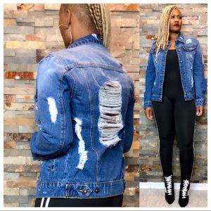 Brand New Distressed Jacket